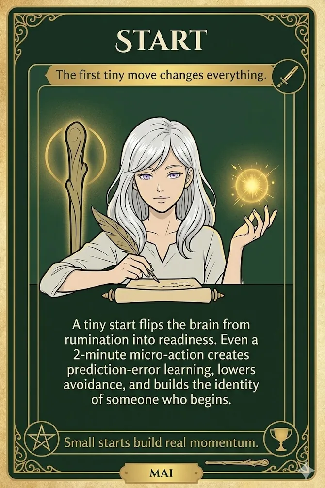 Oracle card: Start